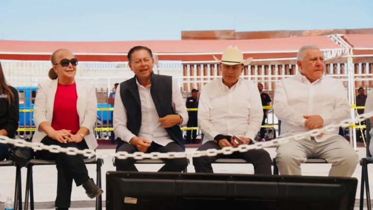 Colocan Gobernador y Alcalde primera piedra de la modernización de la Aduana San Luis Río Colorado I