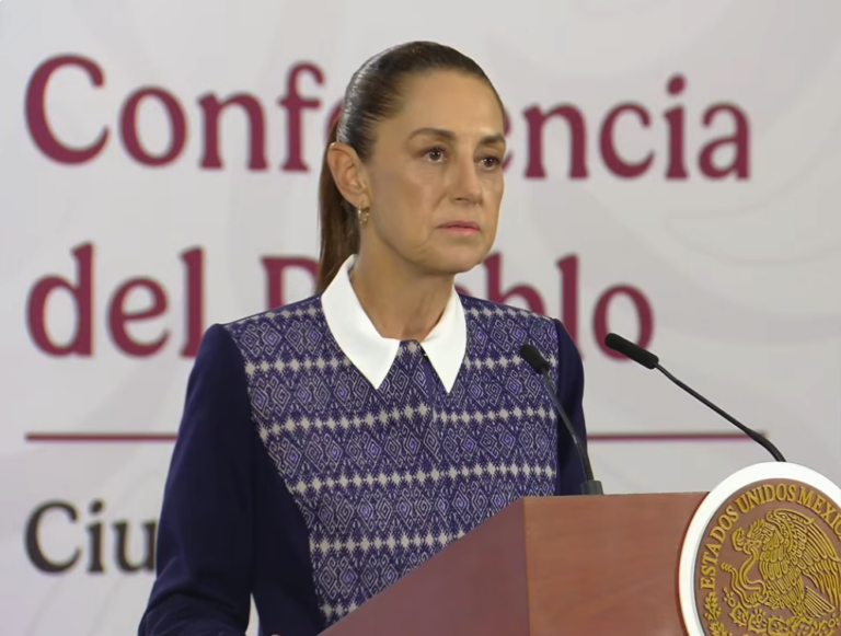 Reduce homicidios 45% en 18 meses estrategia de seguridad de Sheinbaum