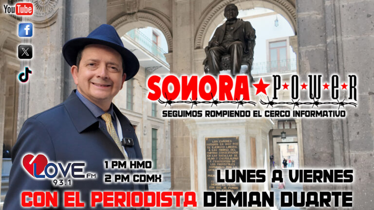 SonoraPower | Rompiendo el cerco informativo… Comenzamos con nuestra emisión y nos vamos
