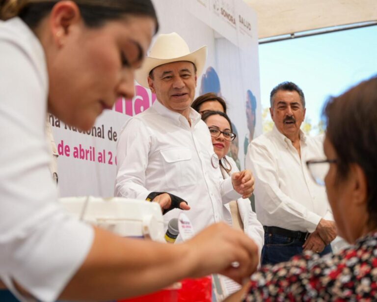 Arranca el Gobierno de Sonora la Semana Nacional de Vacunación “Vacunar es Amar”