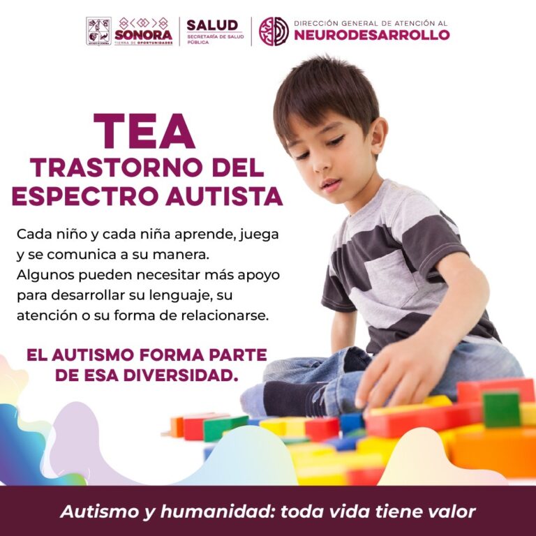 Conmemora Salud Sonora el Día Mundial de la Concienciación sobre el Autismo