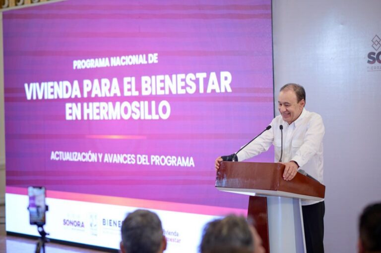 Gobernador Durazo lleva 20 mil viviendas a Hermosillo con suelo gratuito e infraestructura