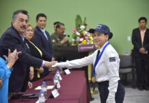 Se gradúa la XVIII generación de cadetes de la academia de policía de Cajeme