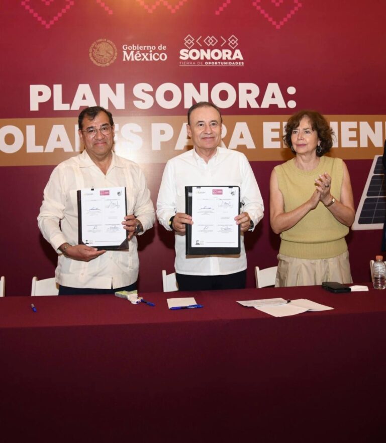 Con Techos Solares, Durazo y Sheinbaum reducen gasto eléctrico en familias sonorenses