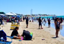 Se registra gran afluencia de vacacionistas en Bahía de Kino y zona rural en Semana Santa