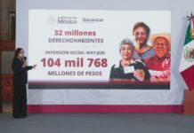Si no hubiéramos acabdo con la corrupción del pasado no se destinarían un millón de pesos a los programas del bienestar: Presidenta Claudia Sheinbaum; comienza el pago del bimestre mayo-junio