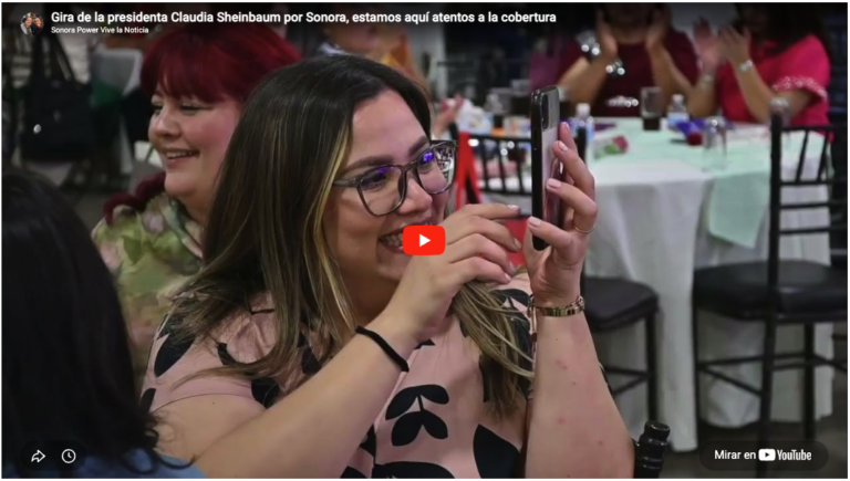 Gira de la presidenta Claudia Sheinbaum por Sonora, estamos aquí atentos a la cobertura