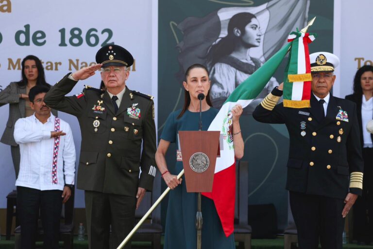 “Será derrotados los que promueven una intervención extranjera en México, advierte Claudia Sheinbaum