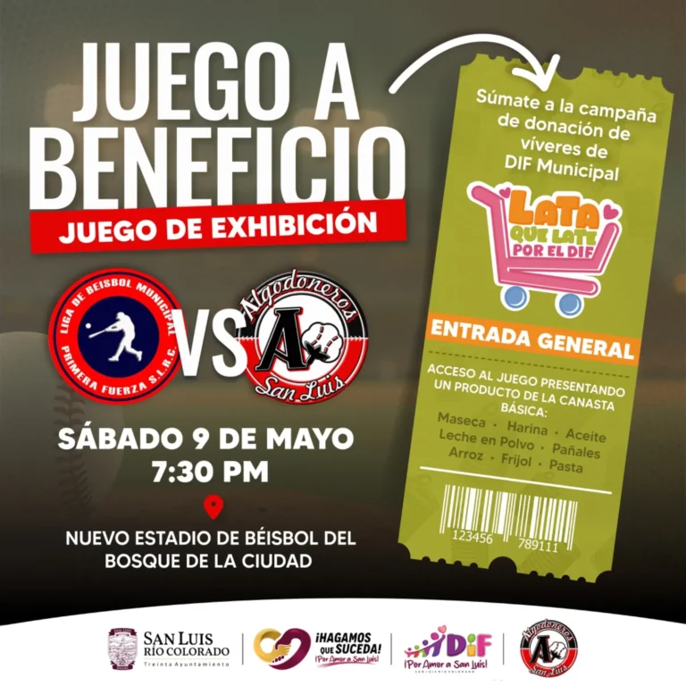 Invitan a juego de exhibición con causa en apoyo a campaña “Lata que Late por el DIF”