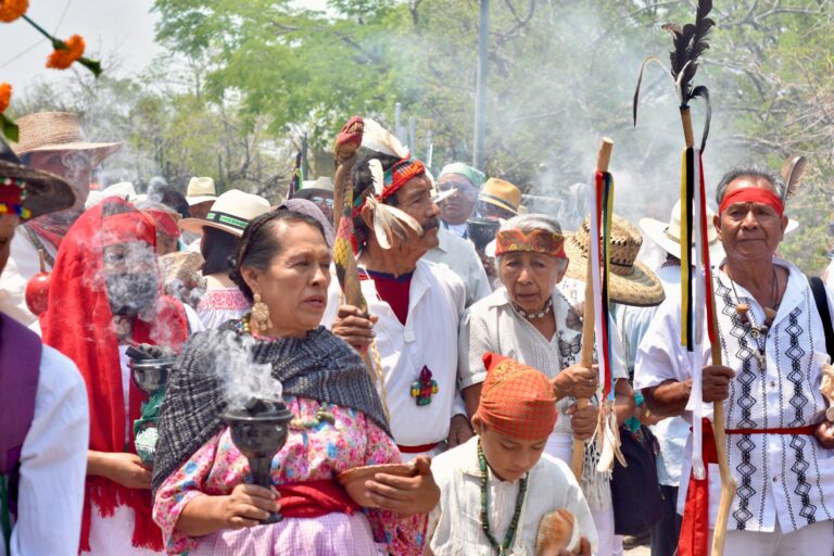 Pueblos indígenas reafirman en Xochicalco conocimientos ancestrales para el cuidado del agua y la vida