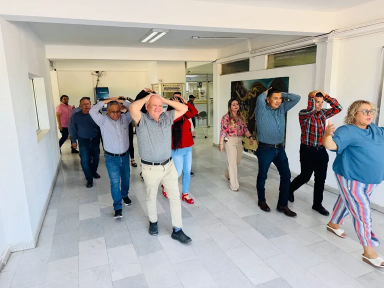Participa 30 Ayuntamiento y ciudadanía sanluisina en el Primer Simulacro Nacional 2026