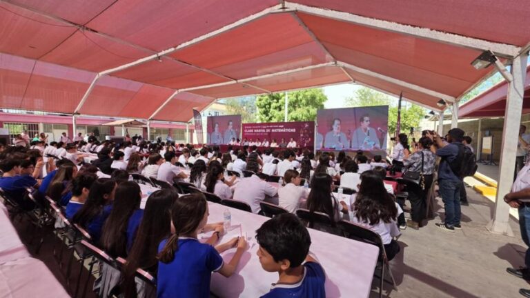 Participa Gobierno de Sonora en Clase Masiva de Matemáticas: SEC