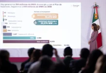 Plan de crecimiento de neregías renovables es histórico y aumenta la soberanía energética; al 2030 serán 32 mil MW y el 70 % de fuentes renovales: Presidenta Claudia Sheinbaum