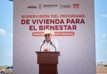 Supervisa Durazo construcción de Viviendas del Bienestar en Navojoa; entregará 20 mil hogares antes de finalizar su sexenio