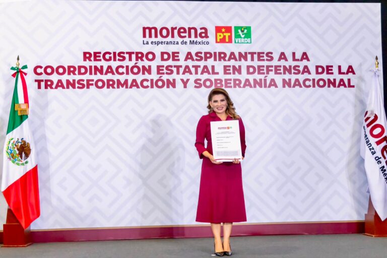 Se registra Lorenia Valles para la Coordinación Estatal de los Comités de Defensa de la Transformación y la Soberanía Nacional