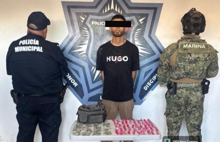Aseguran a dos personas con drogas en distintas acciones de vigilancia en Cajeme