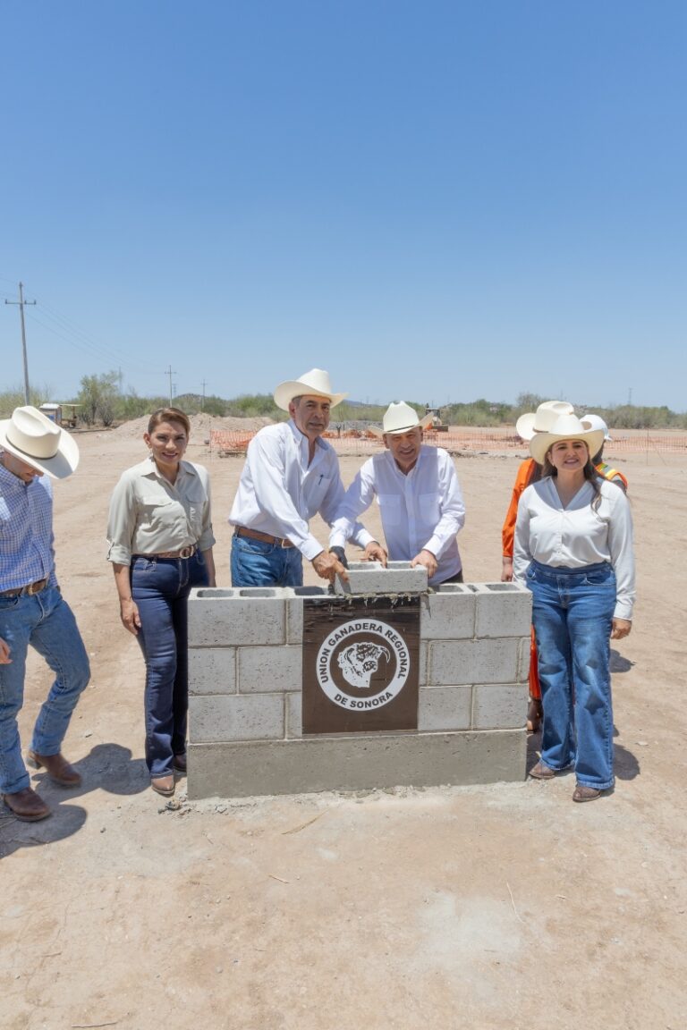 Gobierno de Sonora impulsa la producción de carne con la construcción del Centro Integral Ganadero