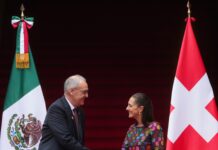 Vamos a seguir ampliando y diversificando nuestras relaciones: Presidenta Claudia Sheinbaum tras reunión con el presidenta de la confederación suiza, Guy Parmelin
