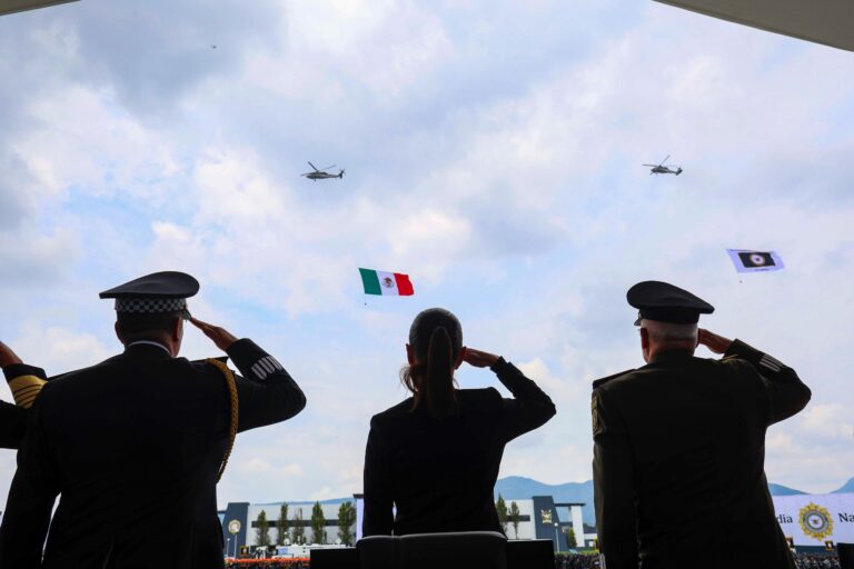 La guardia nacional está haciendo historia; gracias a su compromiso los homicidios dolosos se han reducido en 46%: Presidenta Claudia Sheinbaum en el 7° aniversario de la GN