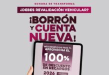 Llama Gobierno de Sonora a aprovechar en vacaciones el programa de descuento “Borrón y Cuenta Nueva”