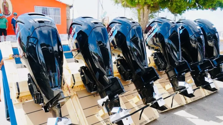Fortalecen sector pesquero del Golfo de Santa Clara con entrega de motores