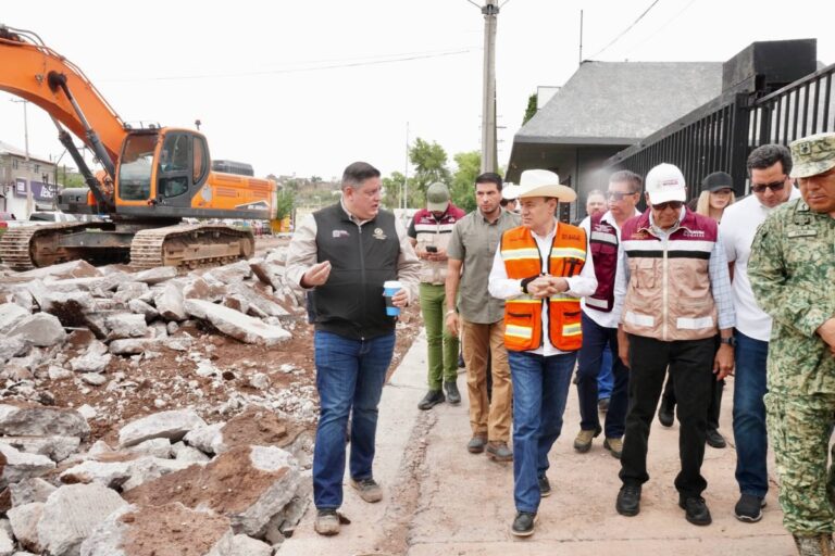 Gobernador Durazo intensifica acciones para acelerar la recuperación de Nogales tras las lluvias