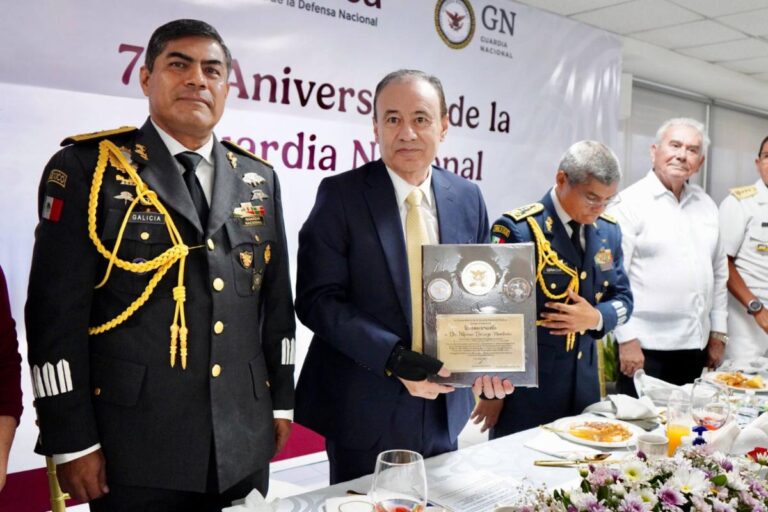 Reconoce Gobernador Durazo resultados en seguridad a siete años de la creación de la Guardia Nacional