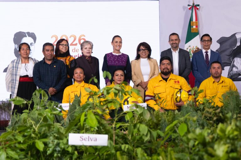Presidenta Claudia Shienbaum presenta la jornada nacional de reforestación 2026; se realizará el próximo domingo 9 de agosto y se plantarán 6.6 millones de árboles y plantas