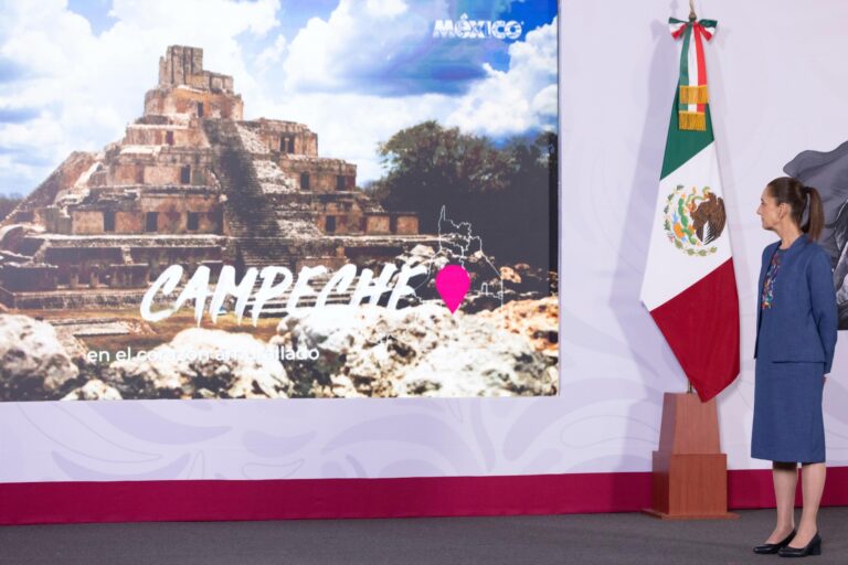 Presidenta Claudia Sheinbaum destaca récord histórico de 51.1 millones de viajeros internacionales en primer semestre del 2026; es 7.7% más que en 2025