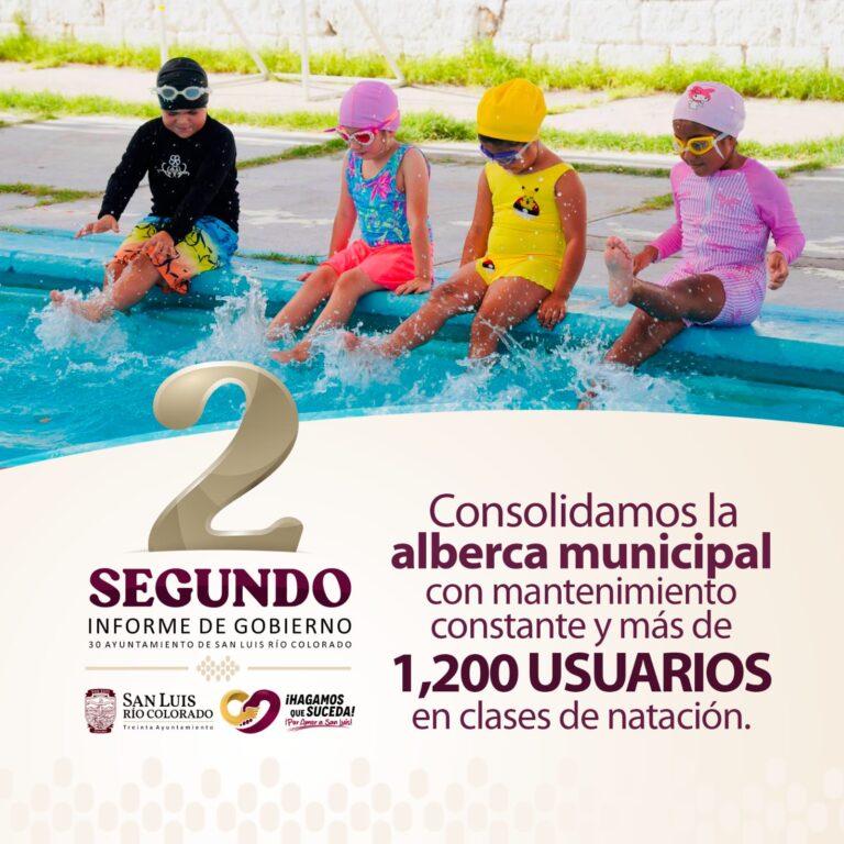 Promueve alcalde Iván Sandoval el deporte acuático entre más de 1,200 niños, jóvenes y adultos