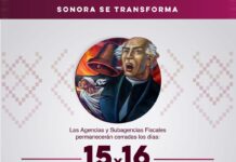 Gobierno de Sonora informa suspensión de actividades en agencias fiscales