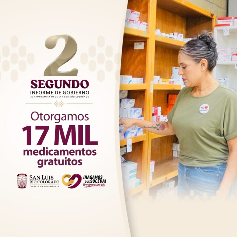 Logra Iván Sandoval cifra histórica de 17 mil medicamentos gratuitos para apoyar la salud de familias sanluisinas