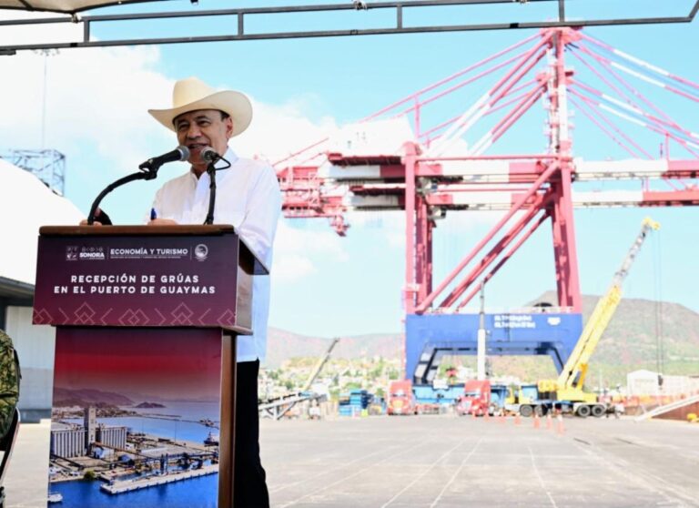 Con la expansión del Puerto de Guaymas, Gobernador Durazo inicia nueva era para el comercio exterior del noroeste