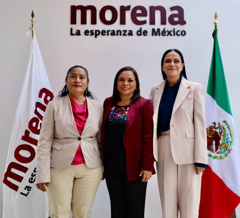 Beatriz Mojica, Ariadna Montiel y Abelina López acuerdan unidad de Morena en Guerrero