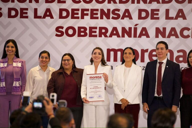 Jasmine María Bugarín Rodríguez, Coordinadora Estatal de la Defensa de la Transformación y la Soberanía Nacional en Nayarit