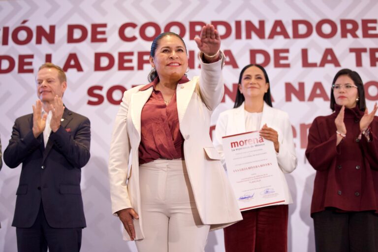 Ana Lilia Rivera Rivera, Coordinadora Estatal de la Defensa de la Transformación y la Soberanía Nacional en Tlaxcala