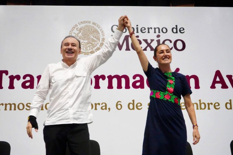 Con Presidenta Sheinbaum, la transformación en Sonora y en el país da resultados; más bienestar y seguridad: Gobernador Durazo
