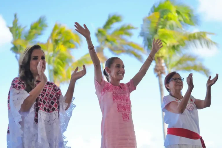 Somos uno mismo, gobierno y pueblo unido jamás será vencido: Presidenta Claudia Sheinbuam; en Quintana Roo 486 mil personas reciben los programas para el Bienestar