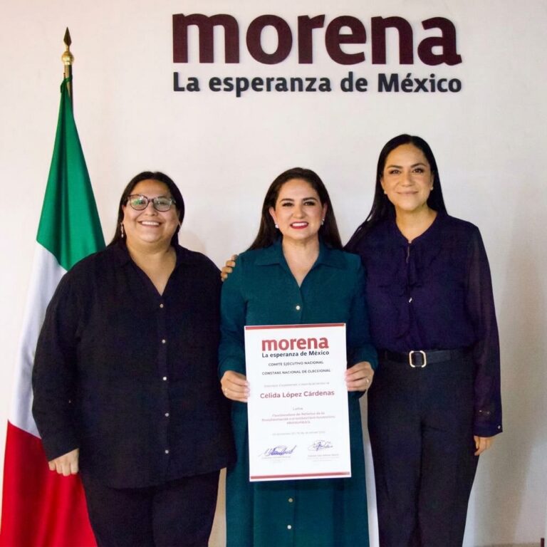 MORENA designa a Célida López Cárdenas como coordinadora municipal de la defensa de la transformación y la soberanía nacional en Hermosillo, Sonora